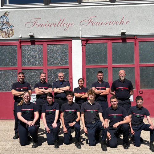 Les jeunes sapeurs-pompiers à Bad Liebenzell
