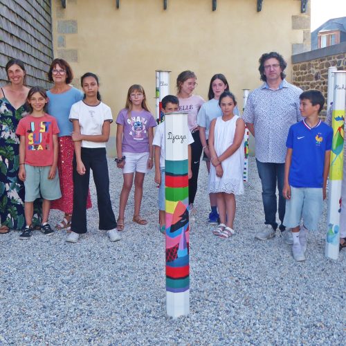 Des poteaux sur le thème de Picasso !